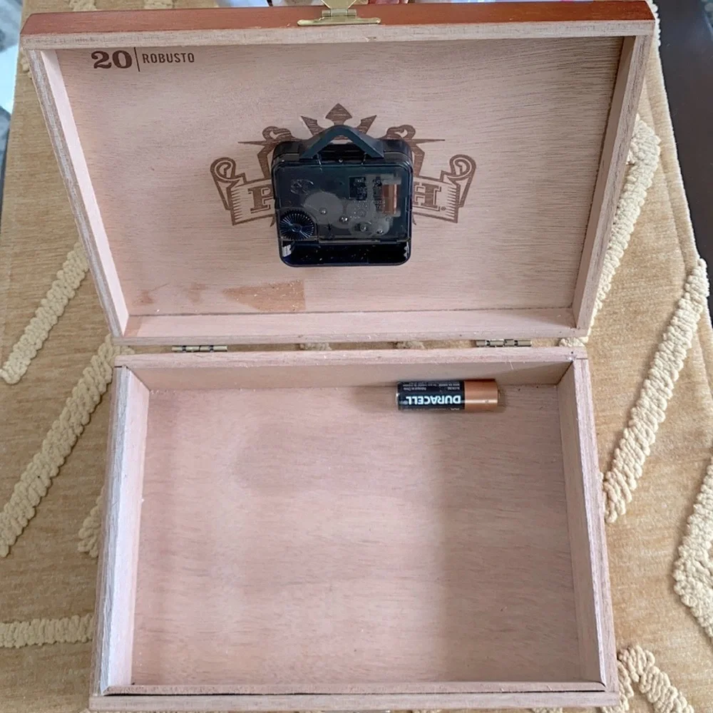 Decorative Upcycled Cigar Box